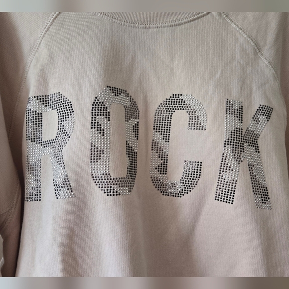 Zadig & Voltaire Cream Rock Crew Neck Sweatshirt - Picture 2 of 5